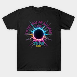 Total Solar Eclipse Texas For Wo 2024 T-Shirt